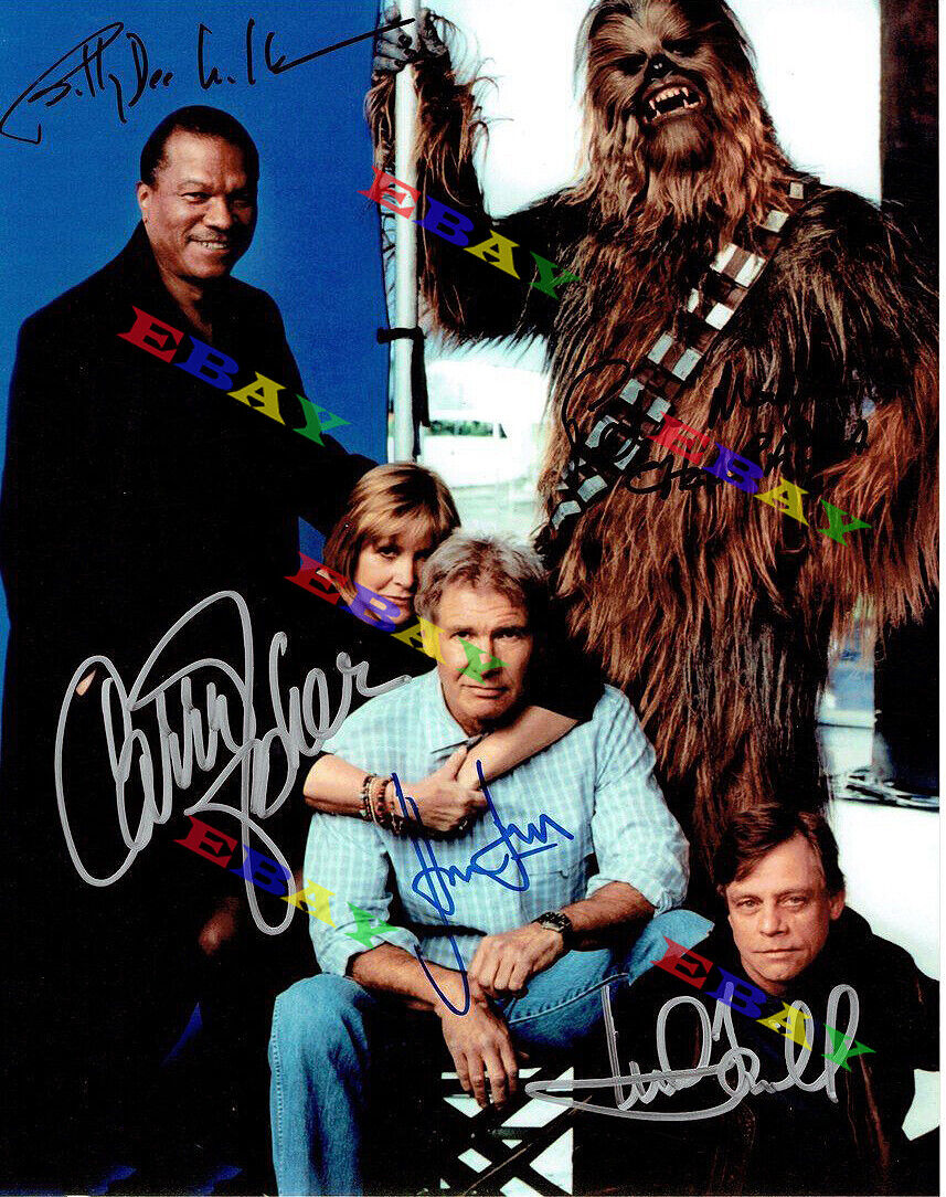 Star Wars Cast A New Hope Autographed Signed Photo Poster painting Reprint