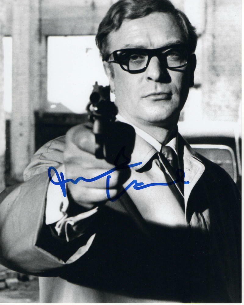 MICHAEL CAINE SIGNED AUTOGRAPH 8X10 Photo Poster painting - ALFIE, THE ITALIAN JOB, GET CARTER