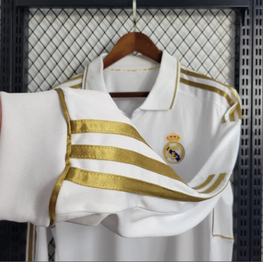 Retro 2011/2012 Real Madrid Home Long Sleeve Football Shirt Thai Quality