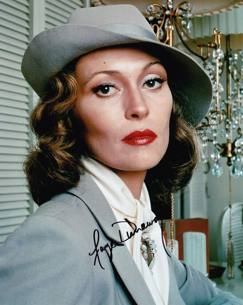 FAYE DUNAWAY hand-signed CHINATOWN 8x10 authentic w/ coa BEAUTIFUL COLOR CLOSEUP