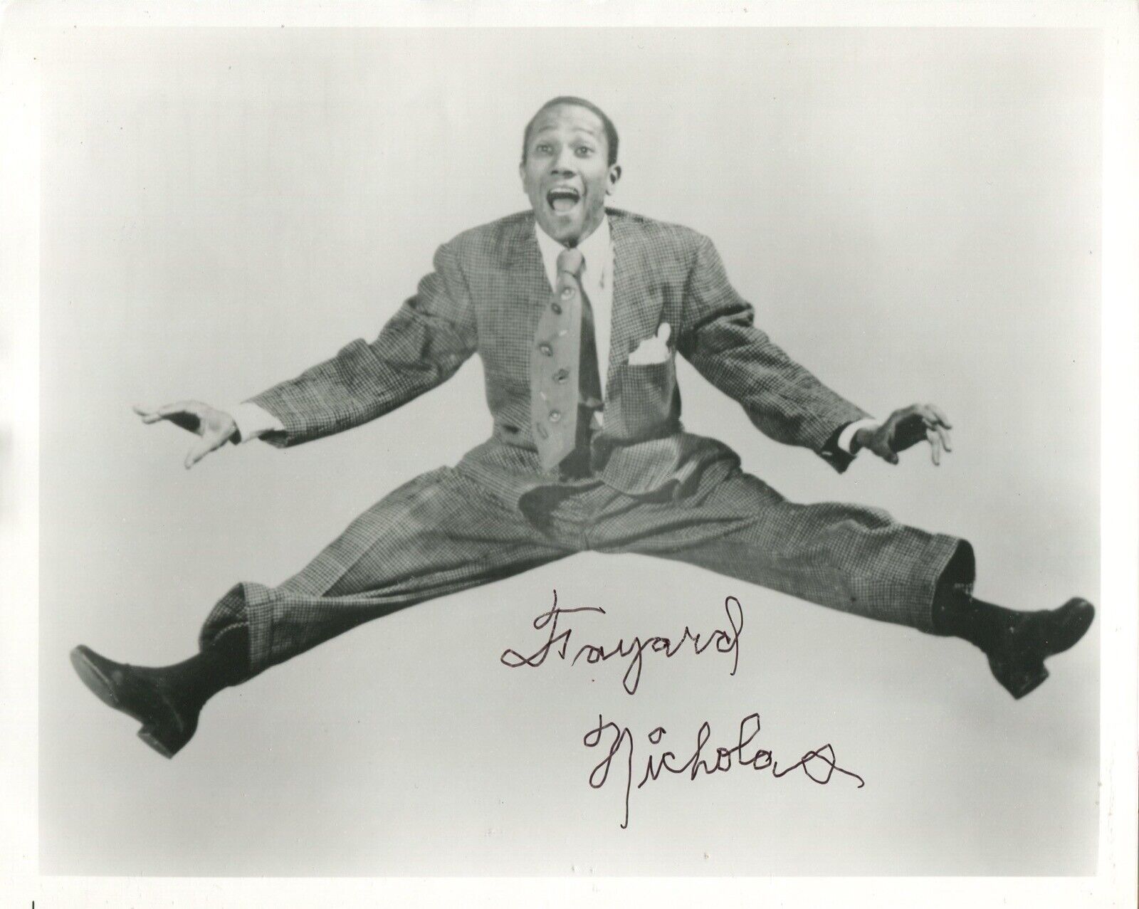 Legendary dancer & actor FAYARD NICHOLAS signed 8x10 Photo Poster painting