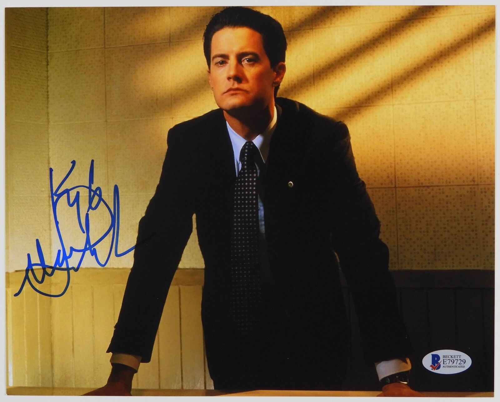 Kyle MacLachlan Twin Peaks Autograph Signed Photo Poster painting Beckett BAS Photo Poster painting