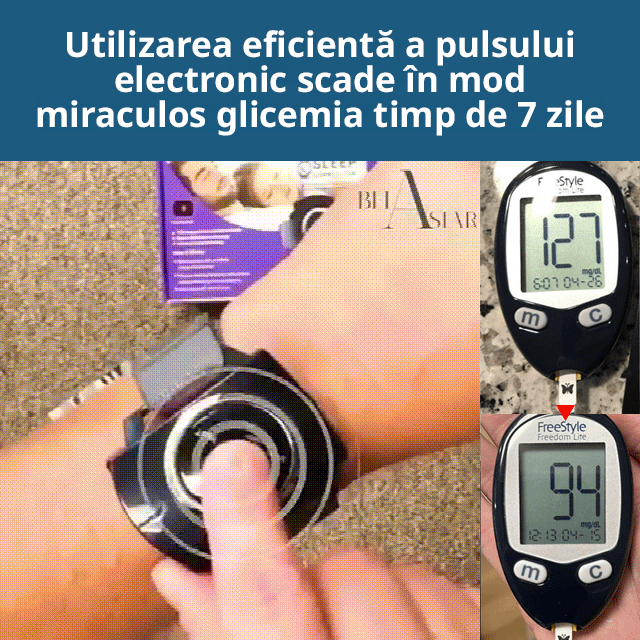Brățară electronică cu infraroșu pentru reducerea glicemiei și oprirea sforăitului