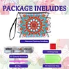 Diamond Painting Mandala Single Side PU Cosmetic Bag Ladies Clutch