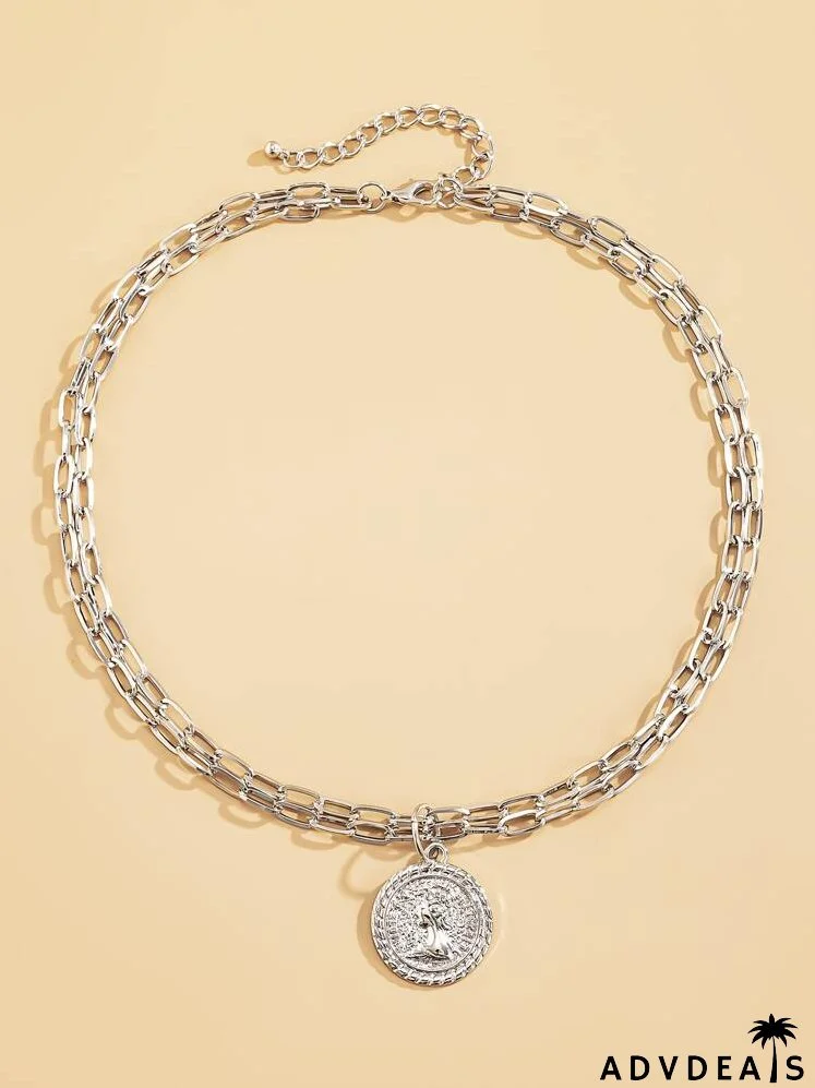 Coin Charm Necklace