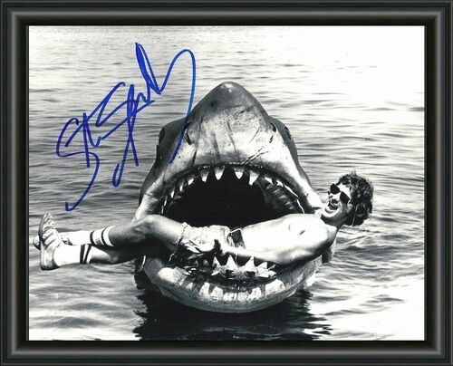 JAWS STEVEN SPIELBERG SIGNED - A4 AUTOGRAPHED Photo Poster painting POSTER -  POST