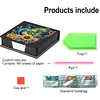 5D DIY PU Diamond Art Note Box with 160 Sheets Paper Memo Pad Holder (Peacock)