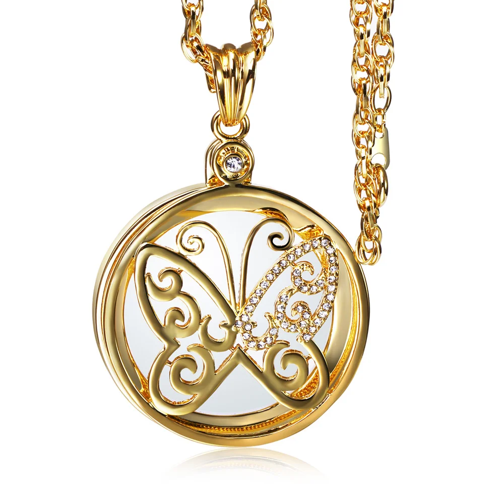 Letclo™ Butterfly Magnify Glass Necklace letclo Letclo