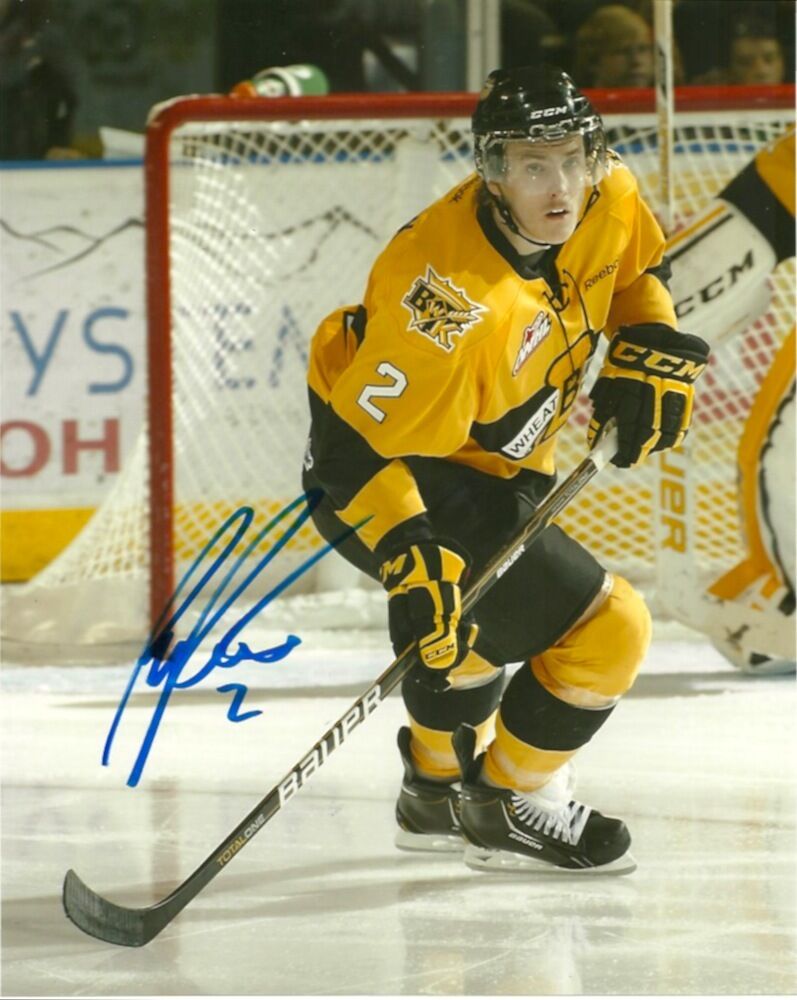 Brandon Wheat Kings Ryan Pulock Autographed Signed 8x10 Photo Poster painting COA