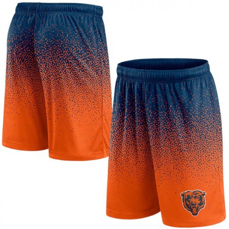Men's Chicago Bears Navy/Orange Ombre Shorts 8UA6