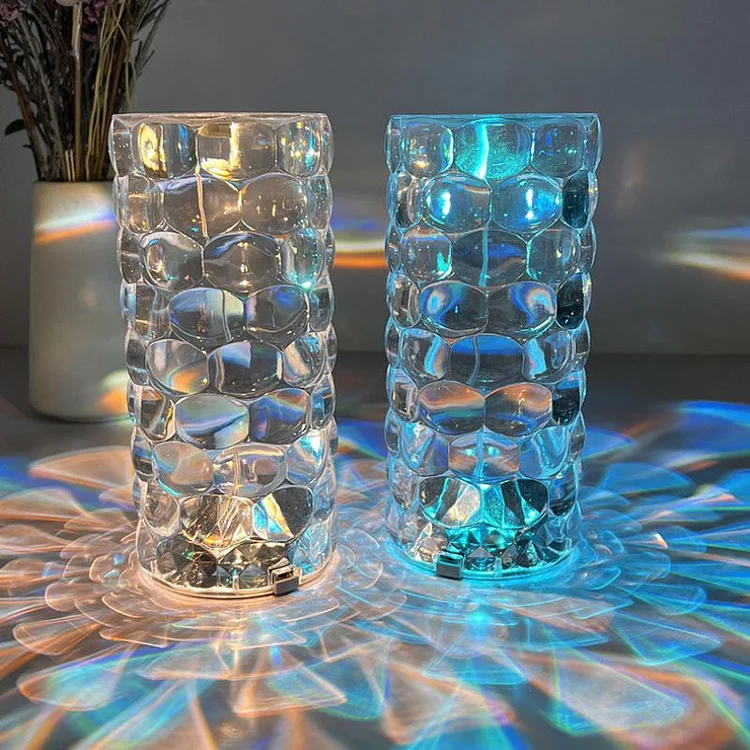 New Rechargeable Water Drop Crystal Table Lamp