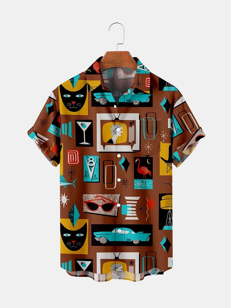 Shirt Collar Cat Shirts & Tops
