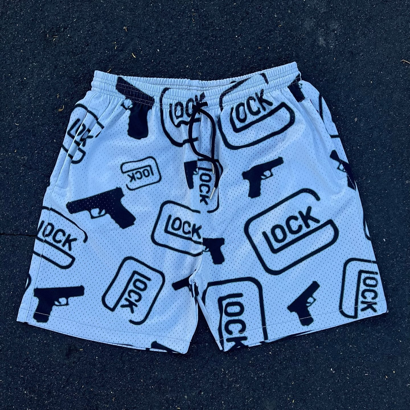 Sopula Glock Graphic Basketball Mesh Shorts - SOPULA