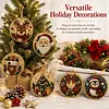 6pcs DIY Pearl Diamond Painting Christmas Tree Hanging Ornaments