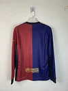 2024/2025 Long Sleeve Barcelona Home Soccer Jersey 1:1 Thai Quality
