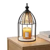 Candle Warmer Lamp Vintage Electric Wax Melter with Timer & Dimmer Retro Aromatherapy Night Light 4 Modes Birdcage Design Candle Melting Light for Scented Jar Candles
