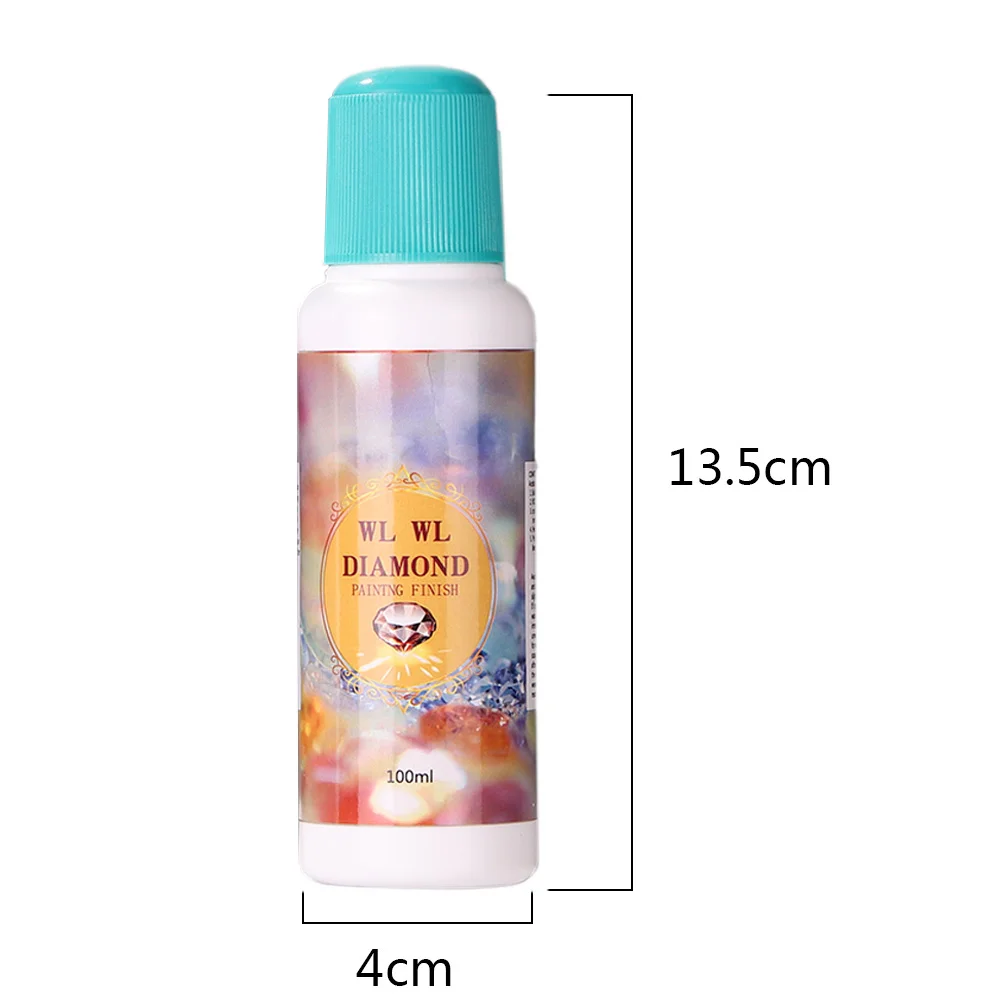 100ml DIY Diamond Painting Conserver Permanent Hold Shine Effect Sealer