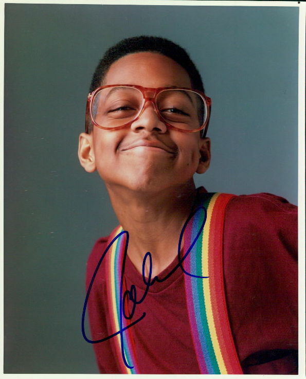 Jaleel White (Family Matters) signed 8x10 Photo Poster painting