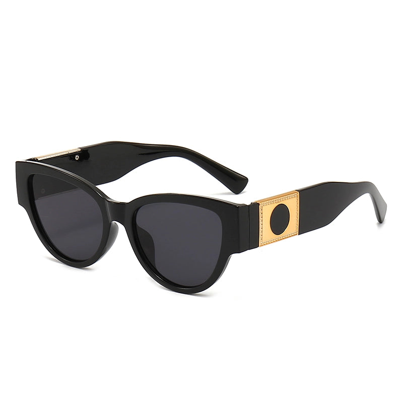 Casual Elegant Minimalist Geometric Pc Oval Frame Full Frame Women’s Sunglasses