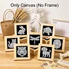 12pcs/set Unframed Pearl Painting Canvas Art Handmade Pearl Material Art Kit Living Room Decor (15x15cm)