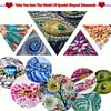 8Pcs 2D FIat Diamond Painting Kits Spring Stakes Diamond Art Kits for Adults