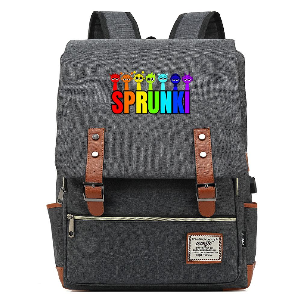 Mayoulove Sprunki Backpack Lightweight Design Perfect for School and Outdoor Adventures-Mayoulove