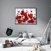 (Big Size)Poppy - 11CT Stamped Cross Stitch - 60*40cm - Flower
