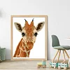 Giraffe - 9CT Partial Beaded Cross Stitch Kit(26x30cm)