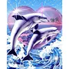 Diamond Painting -DIY Full Square Drill Dolphin（50x60cm）