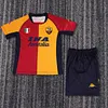 Joyfball 2000-2001 Kids Size Retro Roma Home Football Shirt 1:1 Thai Quality