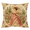 Victorian Girl DIY 11CT 3-Strand Printed Cross Stitch Kit 45x45cm
