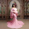 Maternity Photo Shoot Pregnant Split Long Maxi Pregnancy Dress
