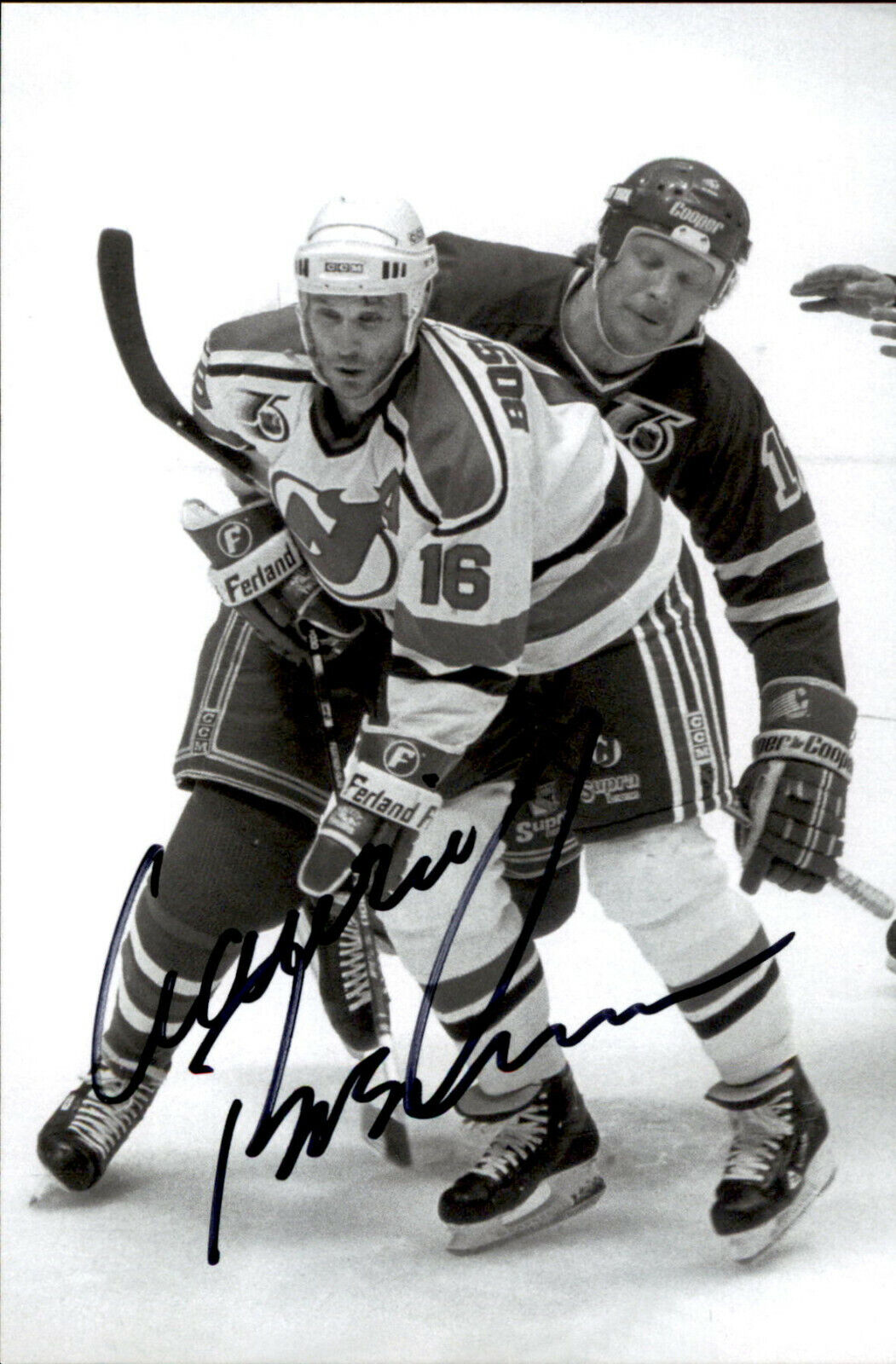 Laurie Boschmann SIGNED autographed 4x6 Photo Poster painting NEW JERSEY DEVILS #2