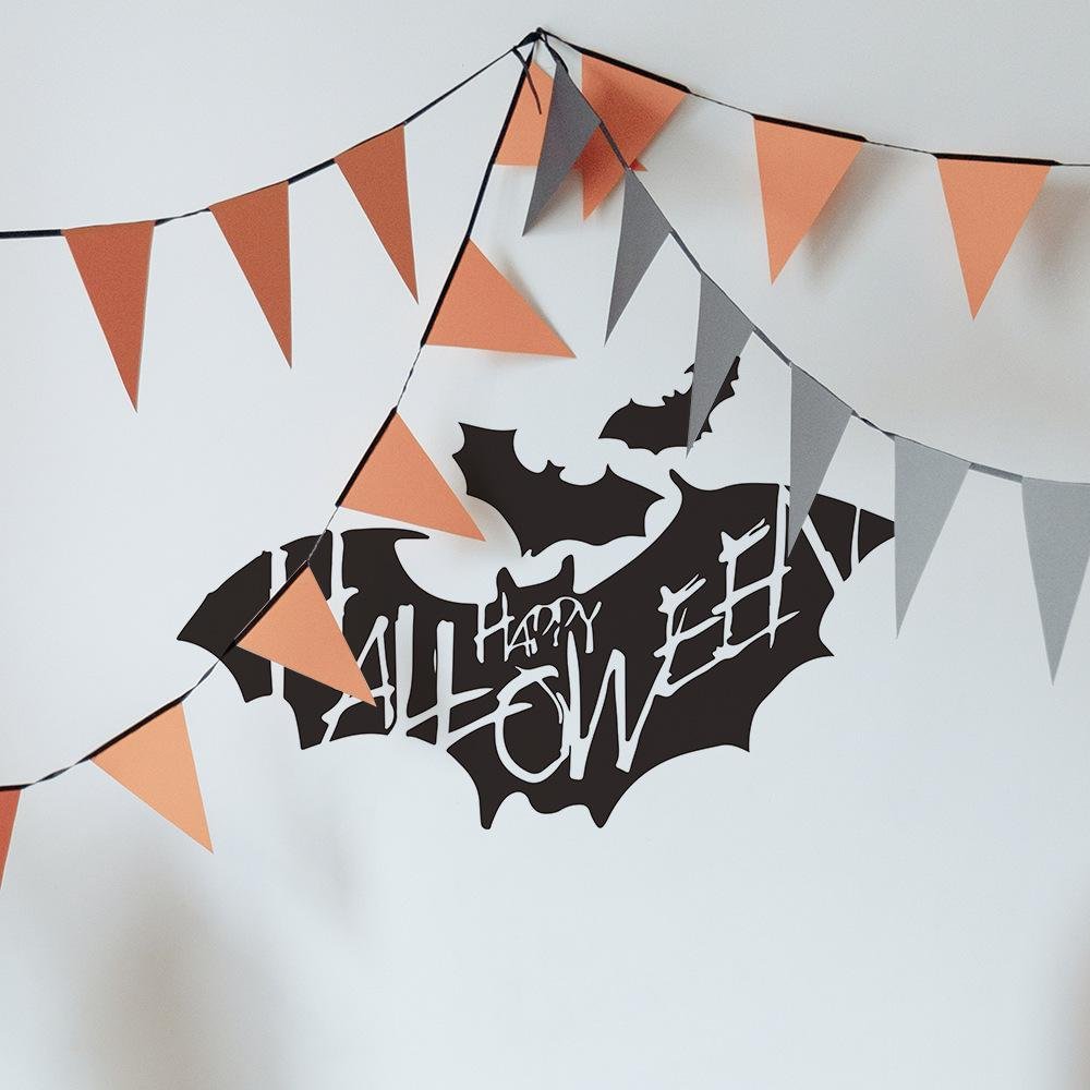 Happy Halloween Bat Wall Stickers 60×30cm