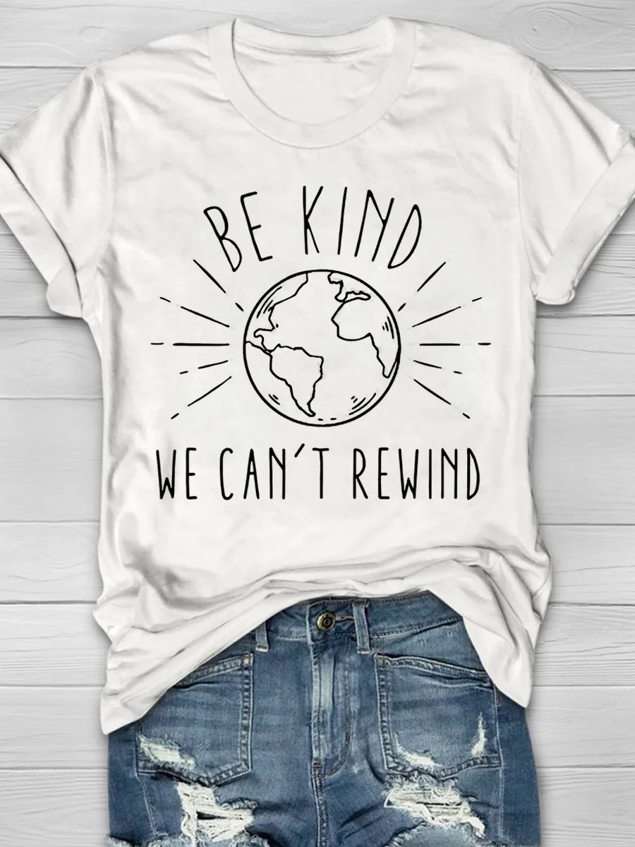 Eagerlys Be Kind We Can't Rewind Short Sleeve T-shirt Eagerlys