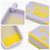 Crown Flip Cover Diamond Painting Sorting Tray with Spout (Lavender)