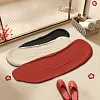 Simple bathroom mat, absorbent diatomaceous earth mat, easy to clean, quick-drying, non-slip mat