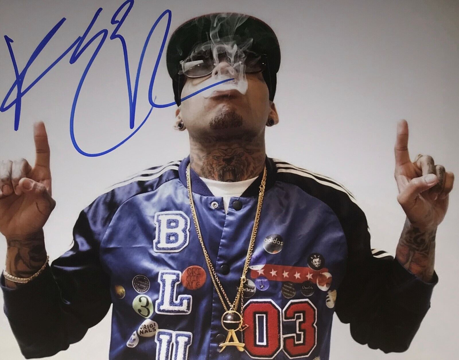 Kid Ink Rapper Show Me Main Chick Signed 8x10 Photo Poster painting Autographed COA E3