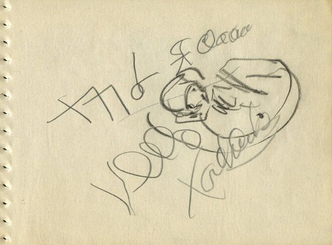 Intriguing Vintage MYSTERY Autograph - ca.1934