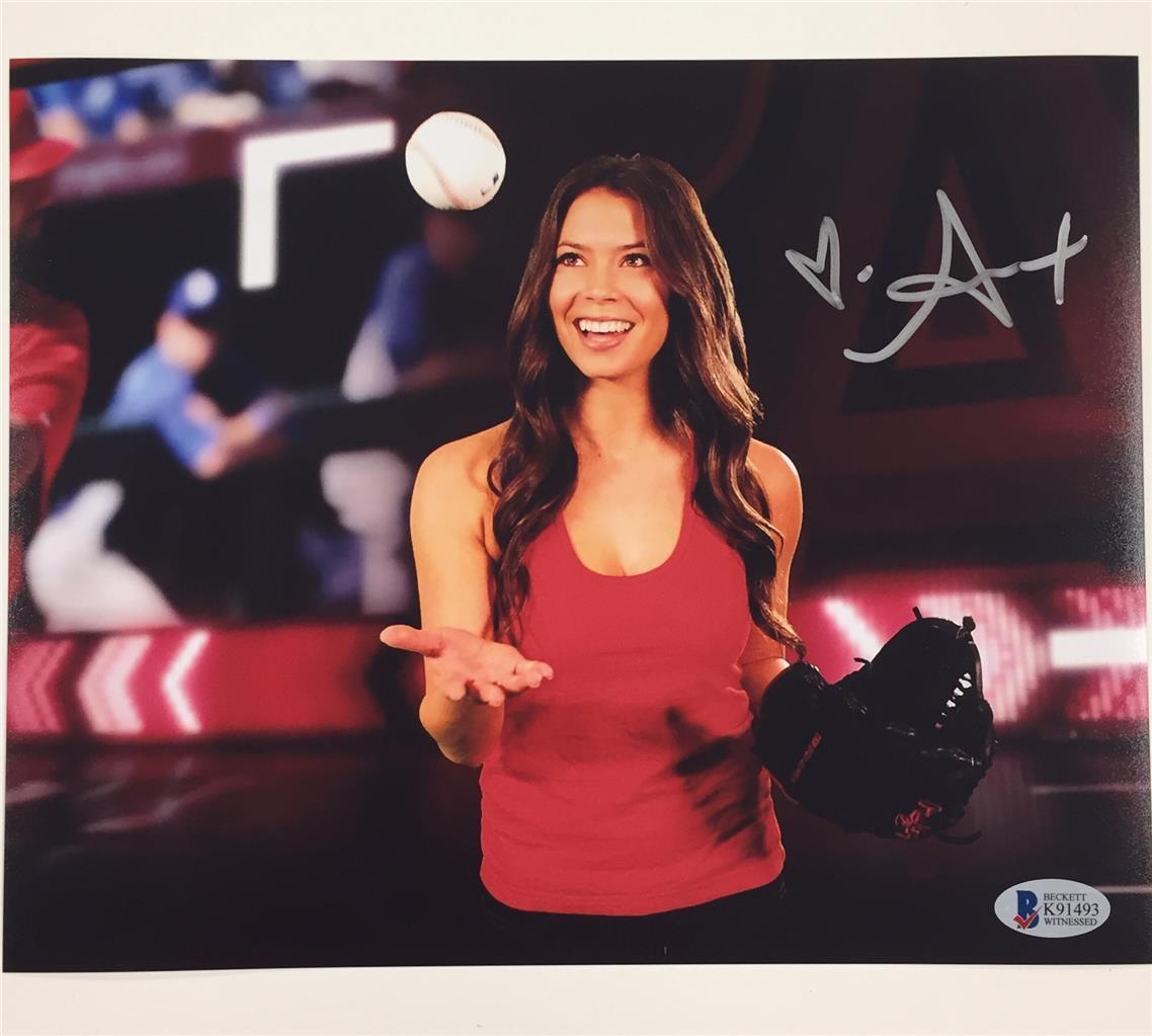 LA Kings/Angels TV Host ALEX CURRY Autograph Signed 8x10 Photo Poster painting 4 Beckett BAS COA