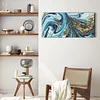 Blue Fluid - Round Drill Diamond Painting - 80*40CM - Large Size