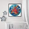 Diamond Painting-DIY Crystal Rhinestone Blue Flower