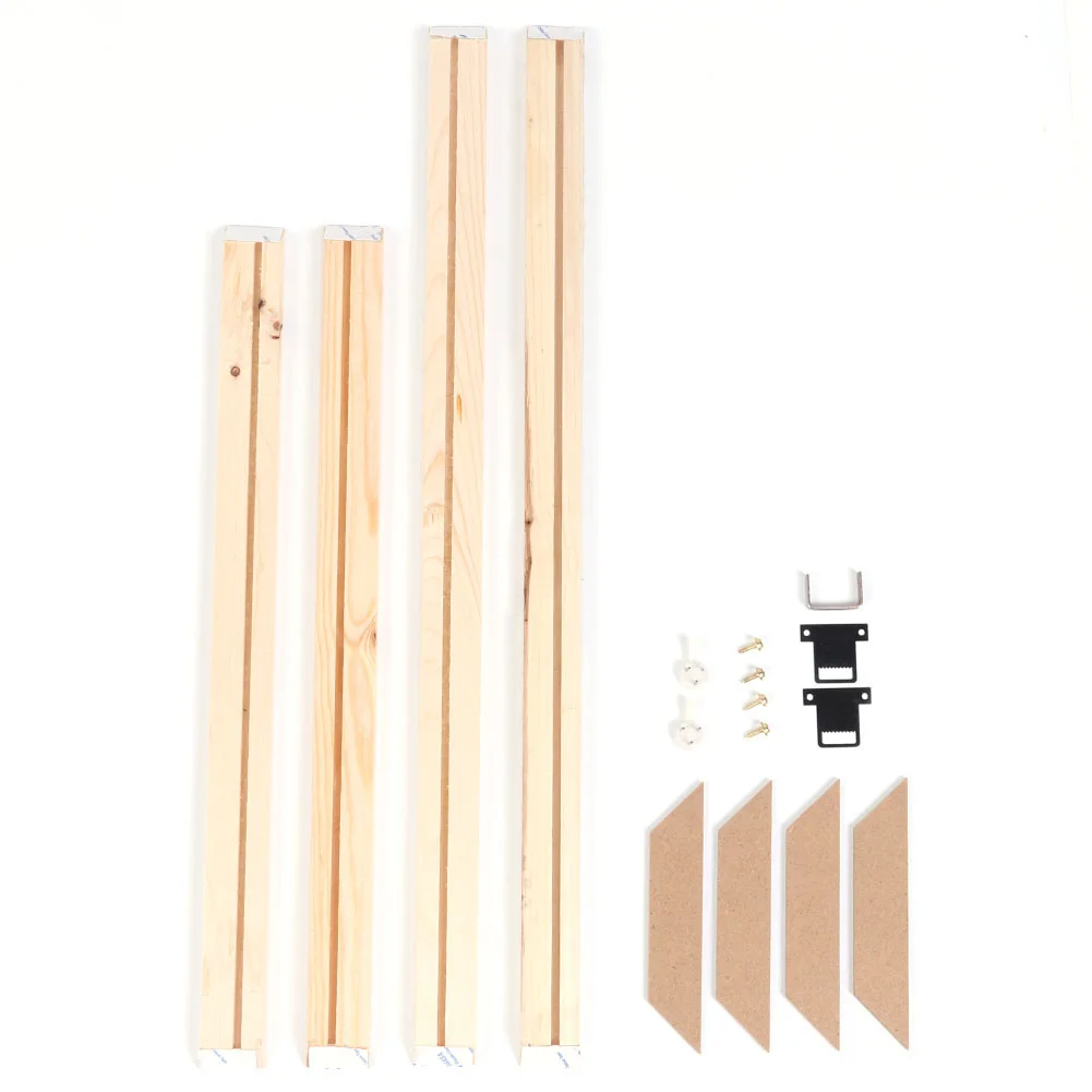 (40x50cm)DIY Solid Wood Canvas Poster Hanger Room Decor Kit Wooden Photo Inner Frames