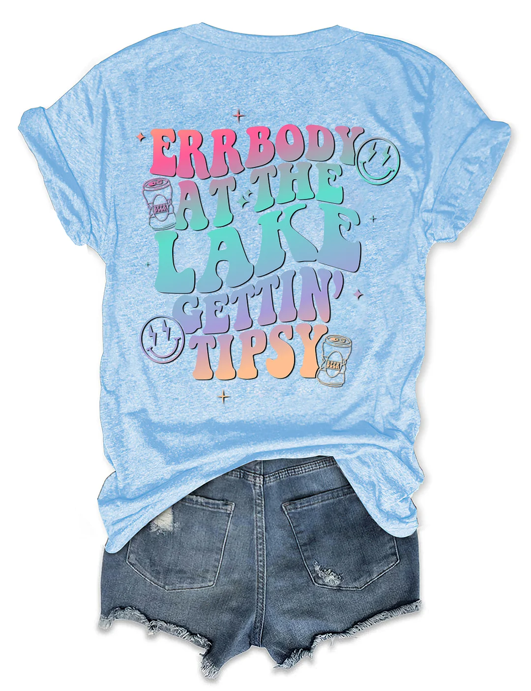 Errbody At The Lake Gettin Tipsy T-shirt