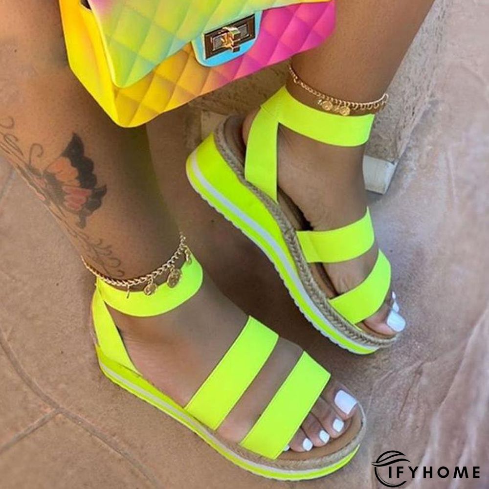 Suede Wedge Heel Sandals | IFYHOME