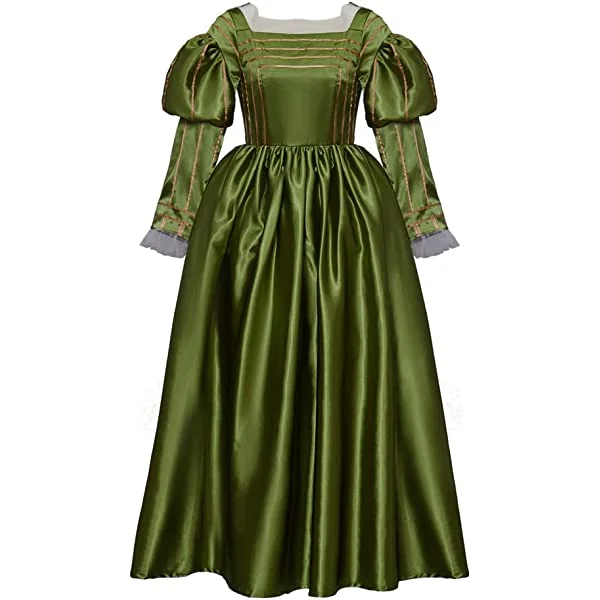 Womens Tudor Costume Medieval Renaissance Princess Dress