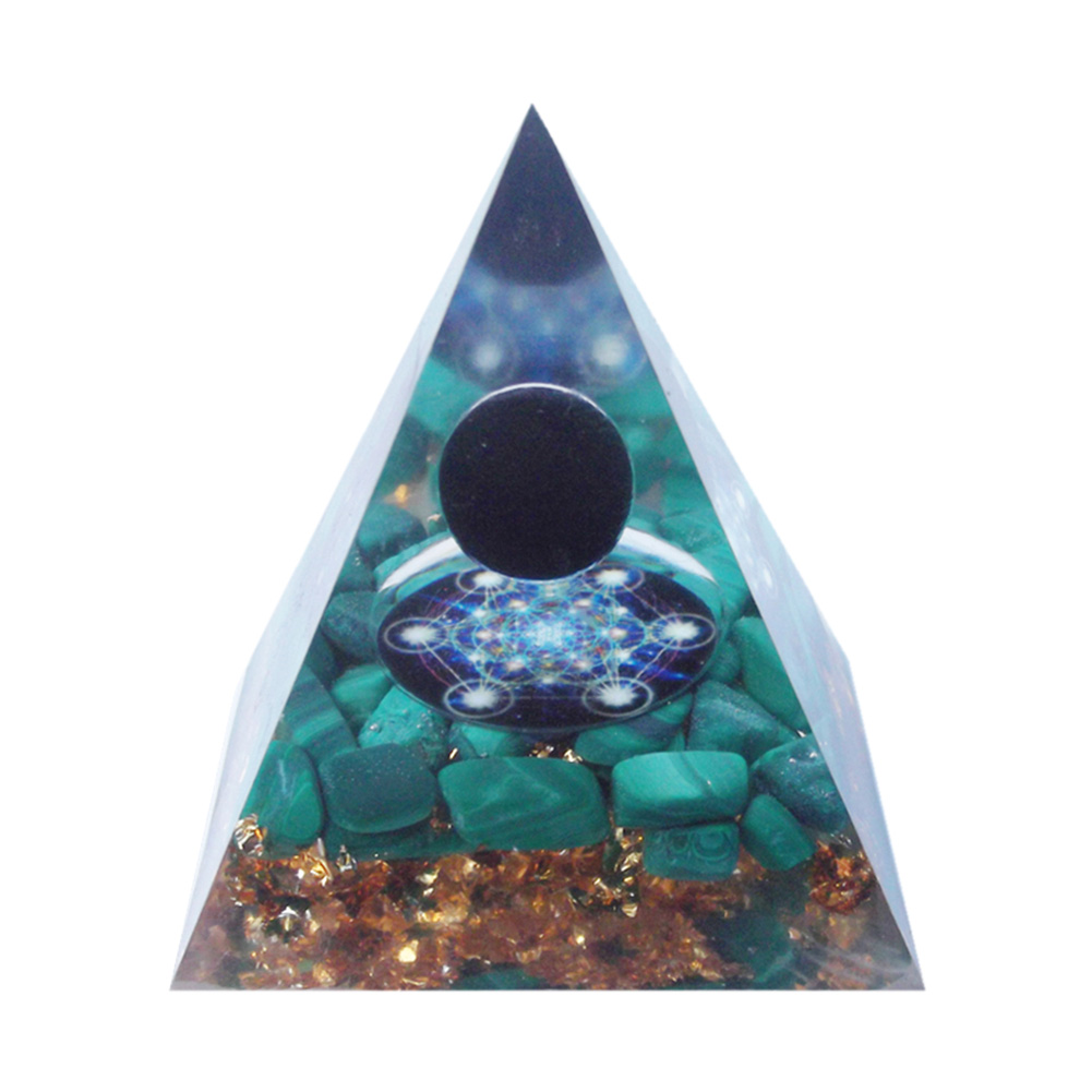 

5cm Natural Orgonite Pyramid Chakra, 501 Original