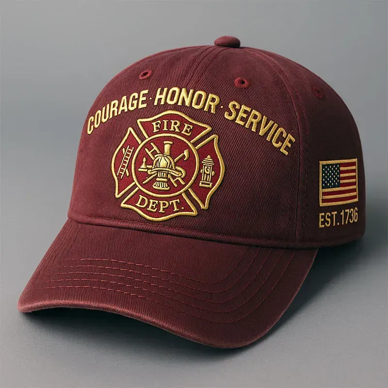 Canada Fire Hat Firefighter Flag Hat