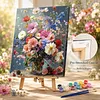 Framed Daisy-Paint By Numbers Acrylic Painting 30*40Cm With Color Box 5Ml（18Colors）