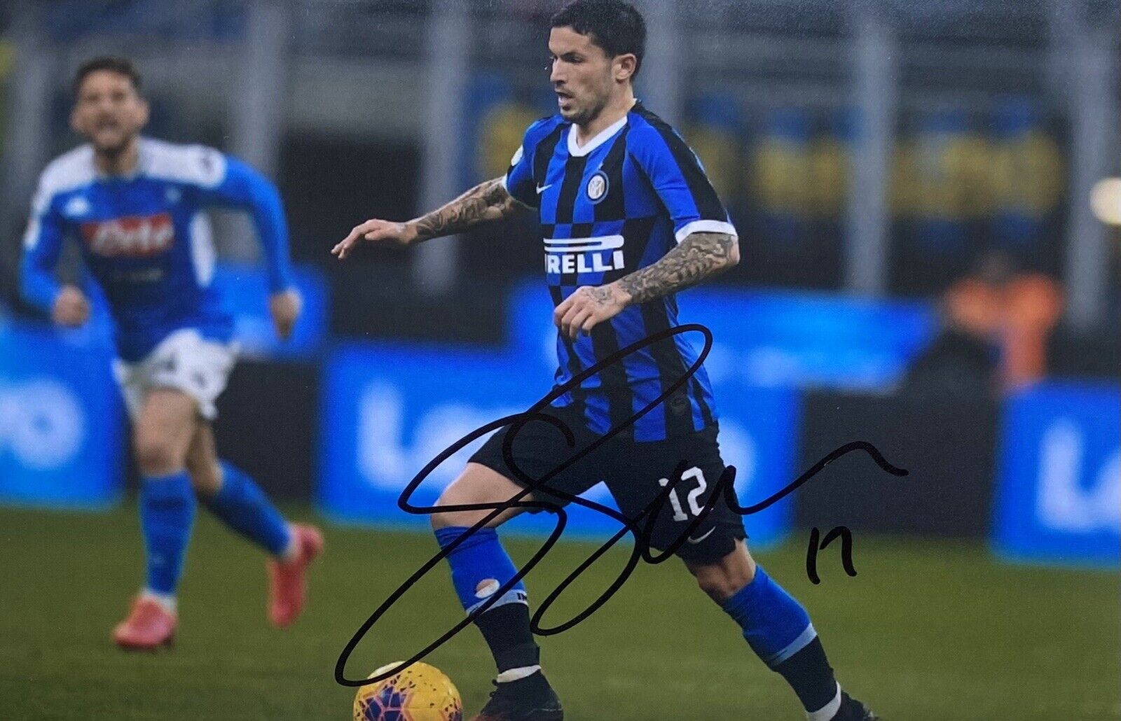 Stefano Sensi Genuine Hand Signed Inter Milan 6X4 Photo Poster painting